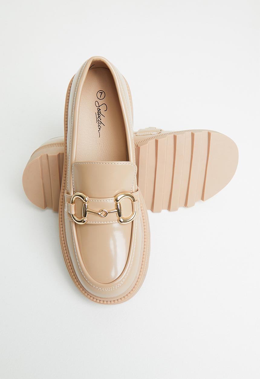 Seduction - Chunky snaffle trim loafer - neutral