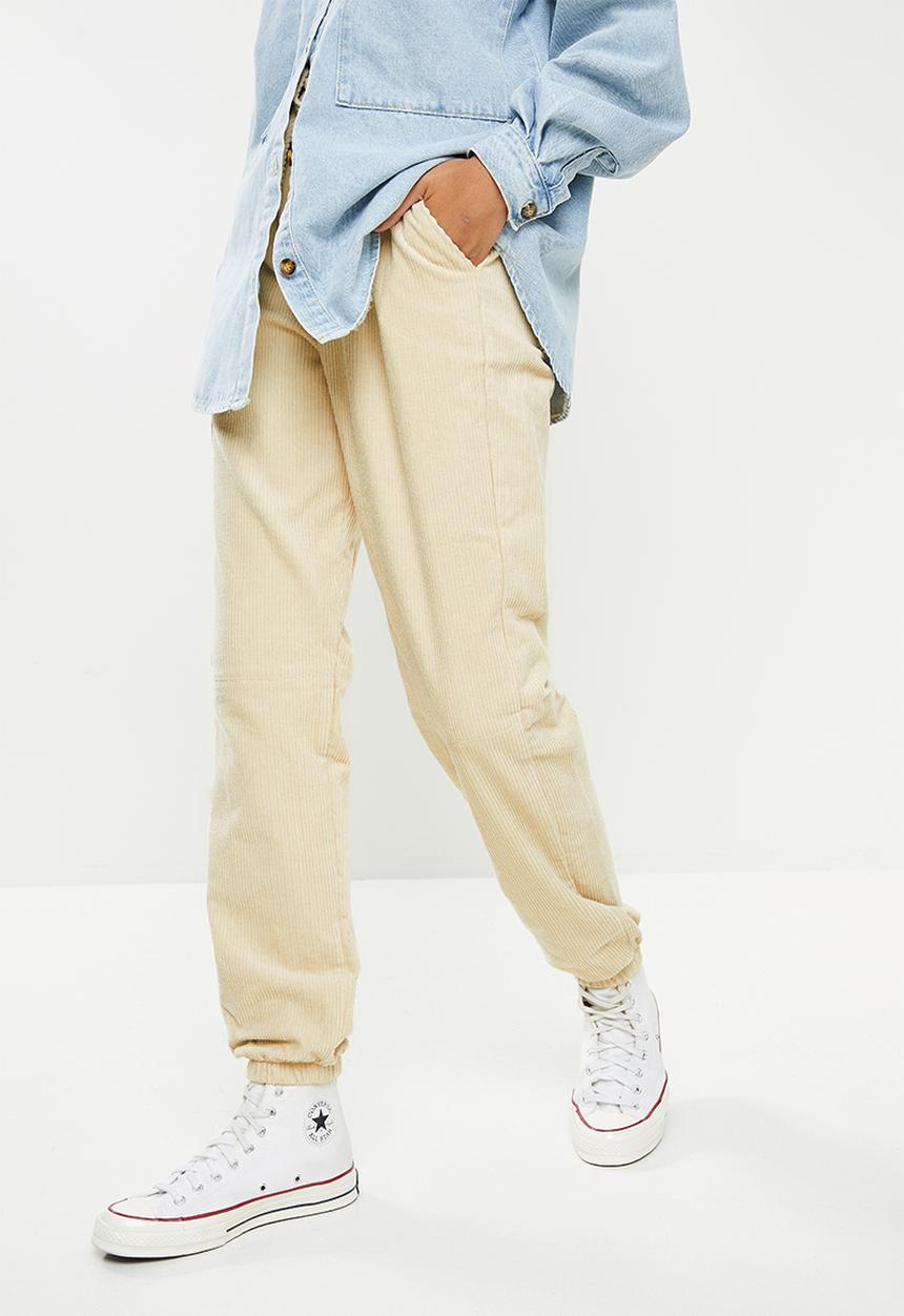 Glamorous - Corduroy joggers - stone