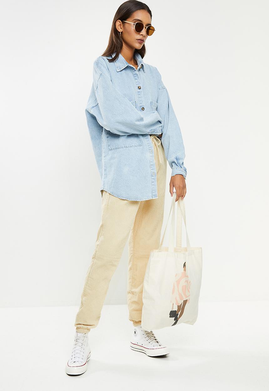 Glamorous - Corduroy joggers - stone