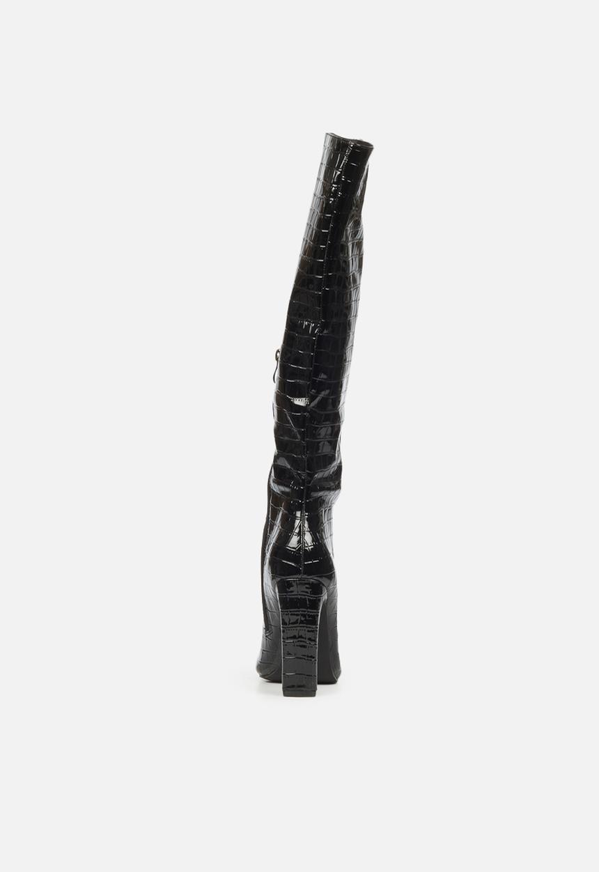 Miss Black - Maffia1 over the knee boot - black