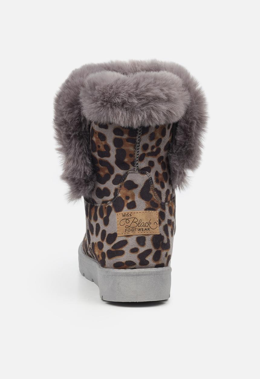Miss Black - Rae3 ankle boot - grey