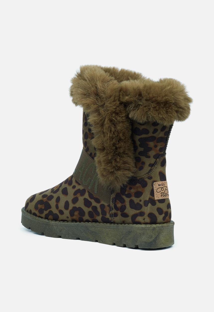 Miss Black - Rae3 ankle boot - olive