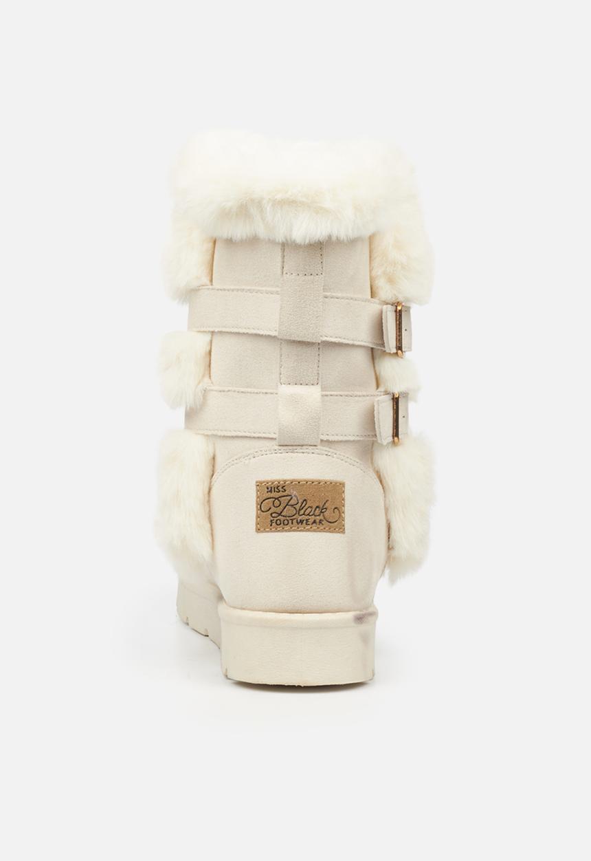 Miss Black - Rae5 ankle boot - bone