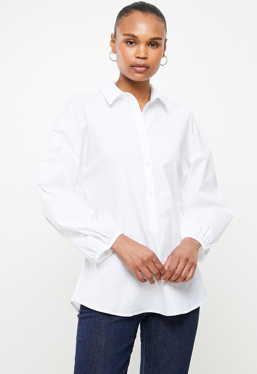AMANDA LAIRD CHERRY - Redi shirt - white