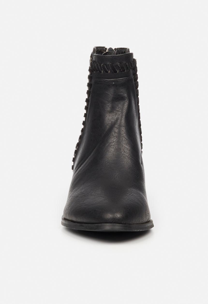 Butterfly Feet - Saddle 2 ankle boot - black