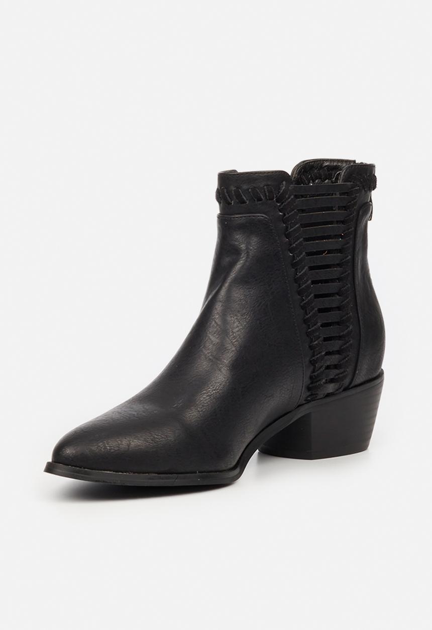 Butterfly Feet - Saddle 2 ankle boot - black