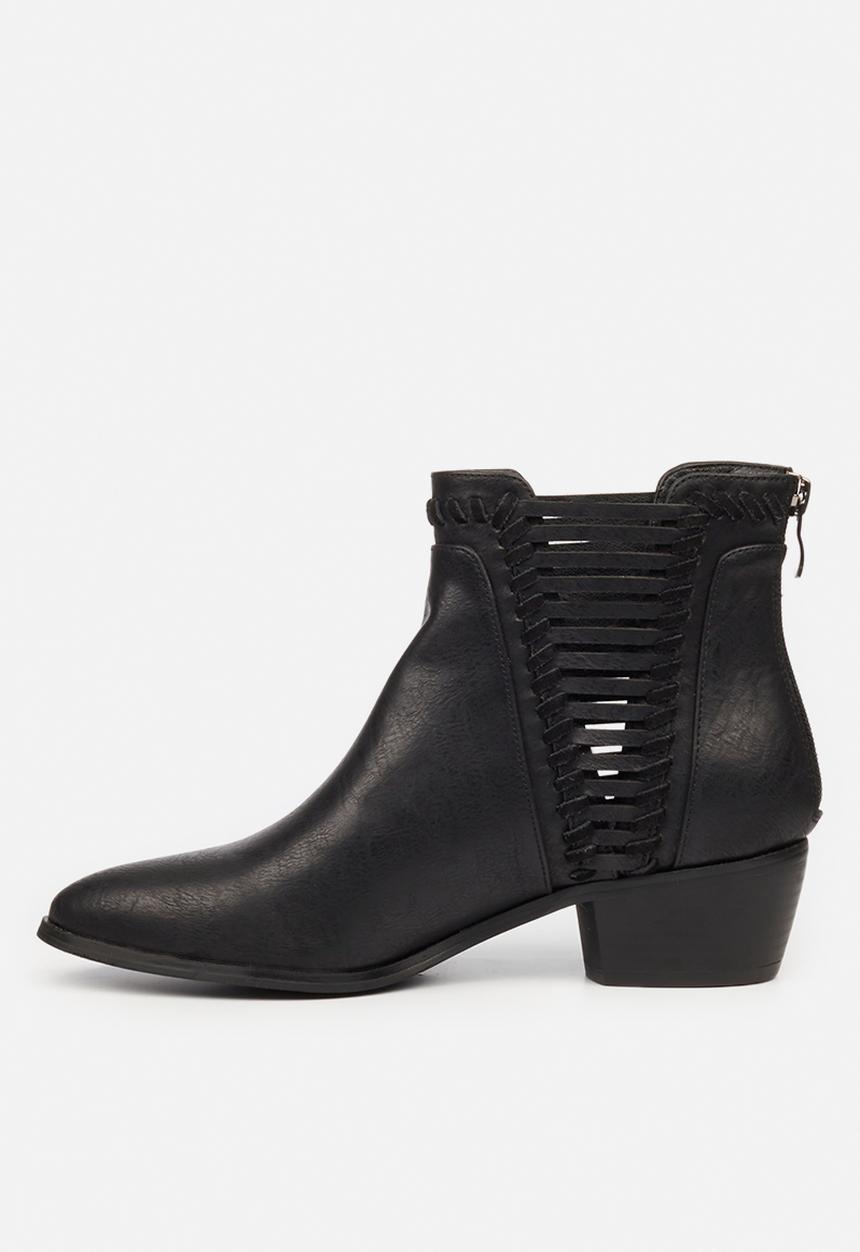 Butterfly Feet - Saddle 2 ankle boot - black
