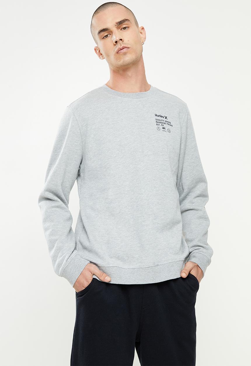Hurley - Smile crew fleece - dark grey