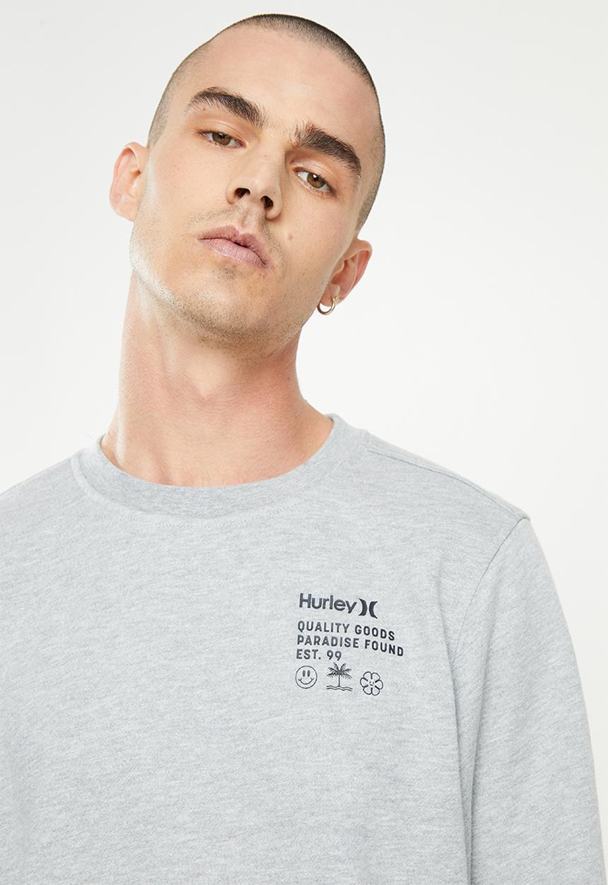 Hurley - Smile crew fleece - dark grey