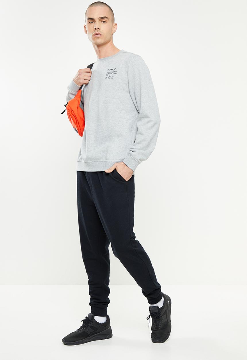 Hurley - Smile crew fleece - dark grey