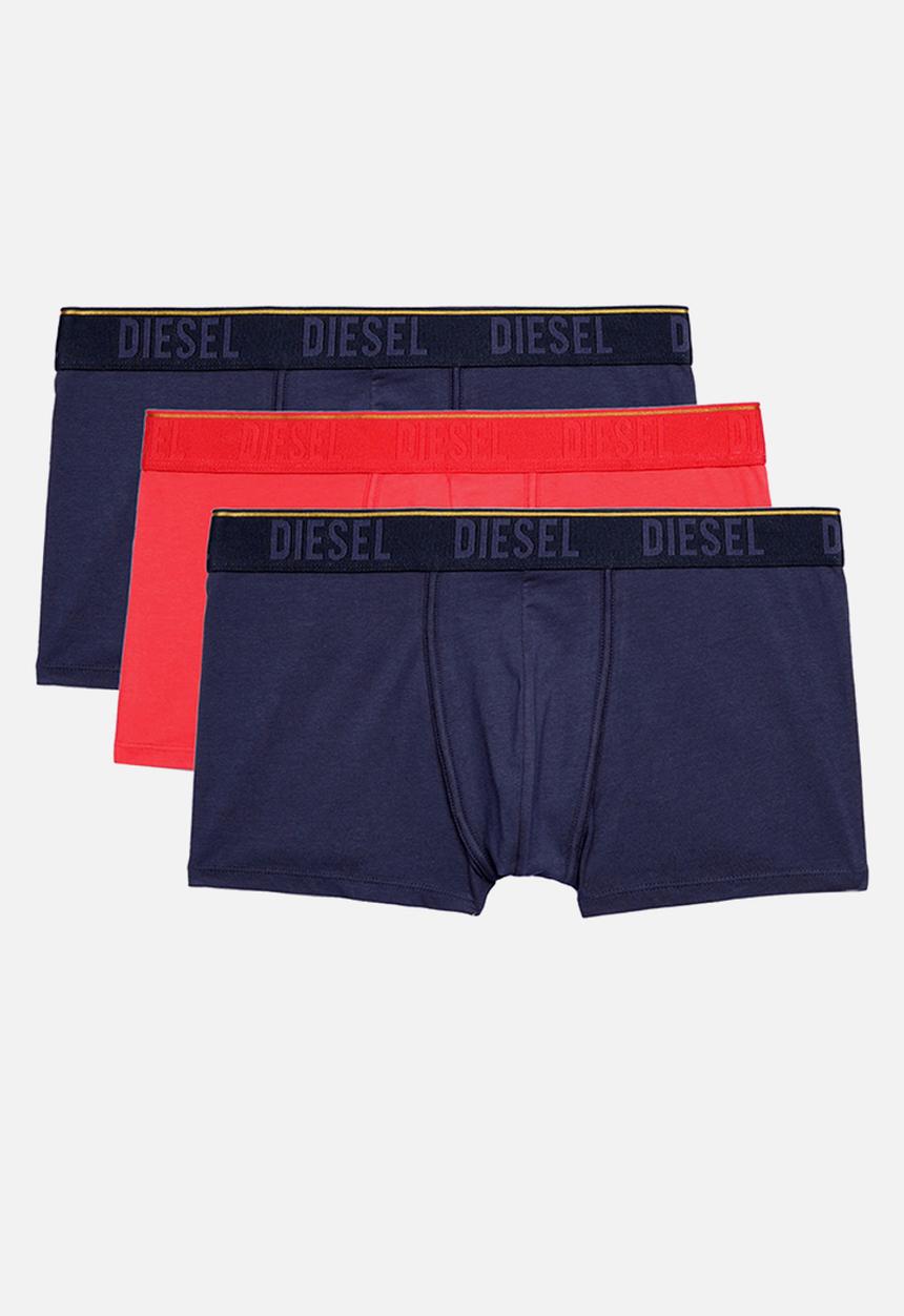 Diesel  - Umbx-damien three pack boxers - red/navy/black