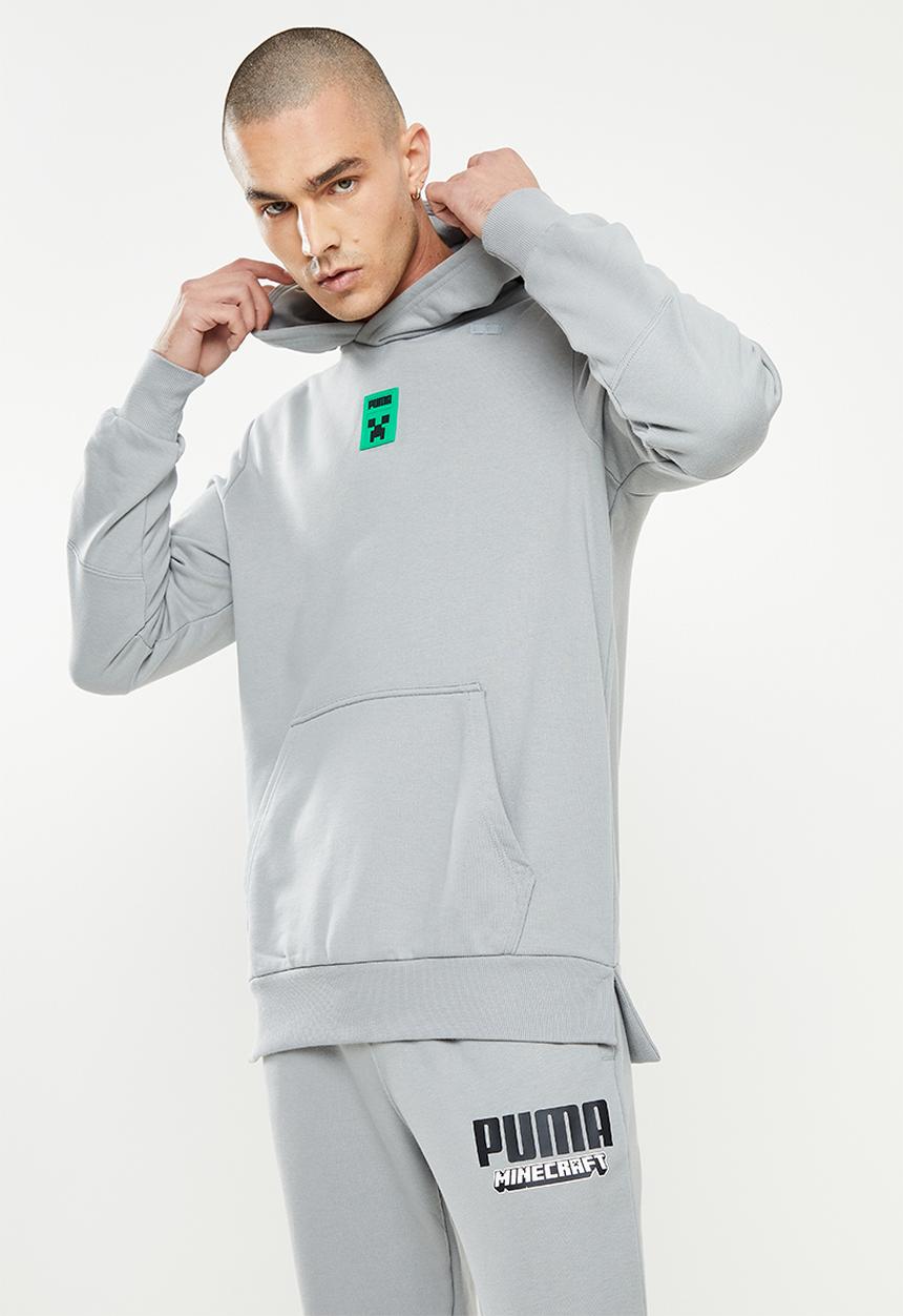 PUMA - PUMA x MINECRAFT Hoodie  - Griffin Grey