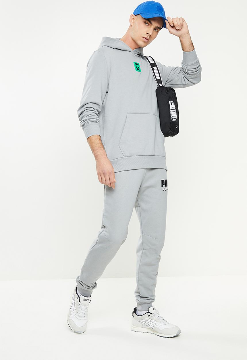 PUMA - PUMA x MINECRAFT Hoodie  - Griffin Grey