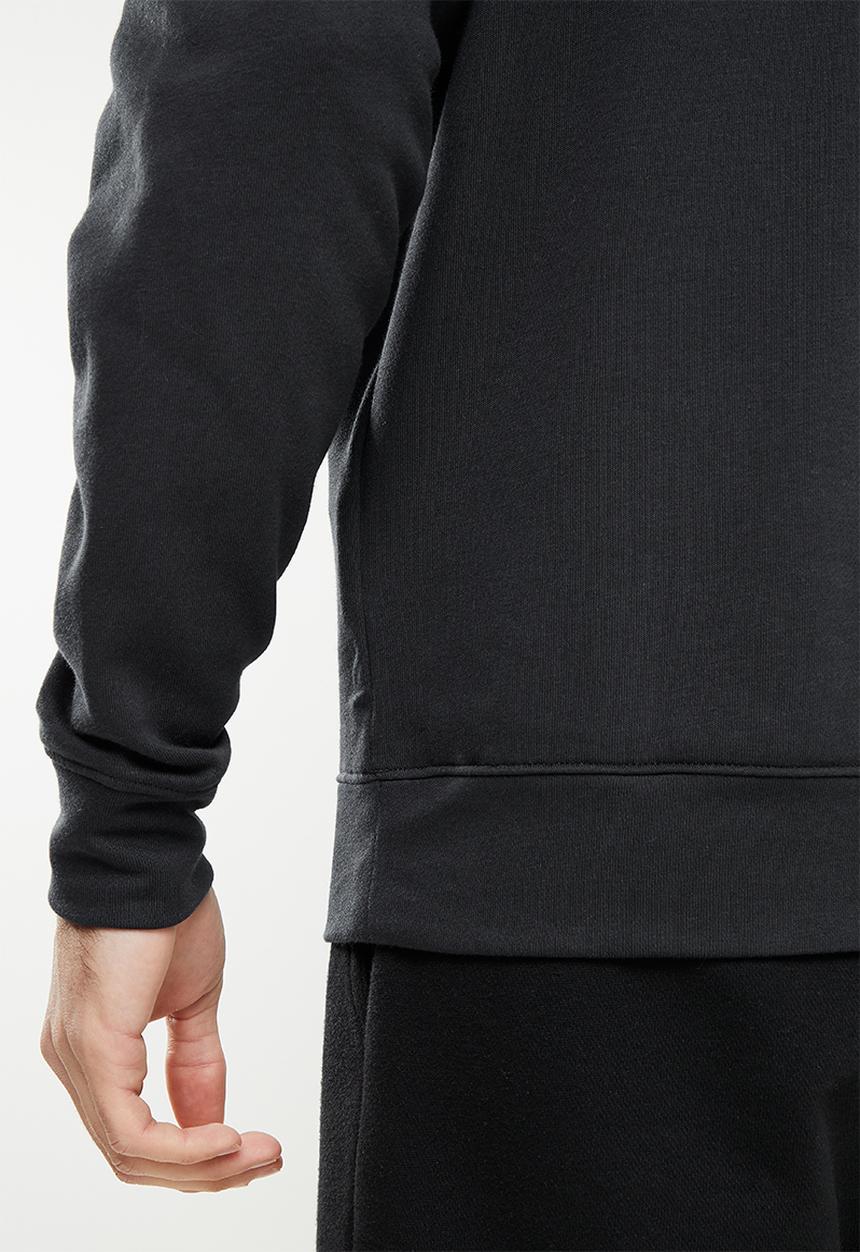 Under Armour - UA Rival Terry Logo Crew Sweatshirt - Black/White
