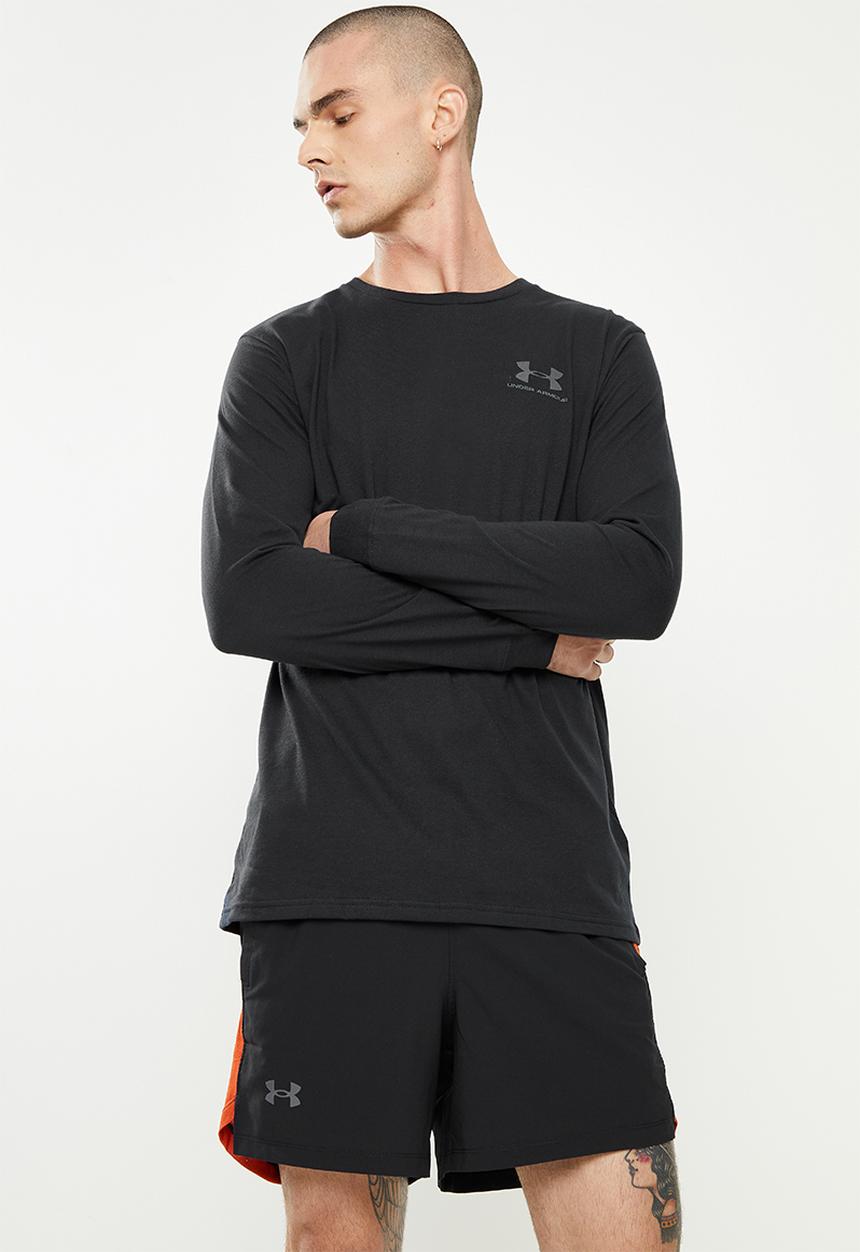 Under Armour - UA Sportstyle Left Chest Long Sleeve Tee - Bllack