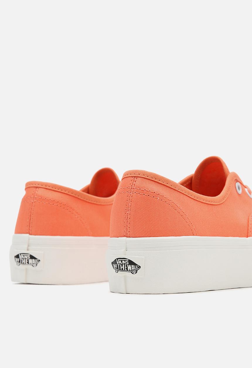 Vans - Ua authentic platform 2.0 - (twill) melon/blanc de blanc