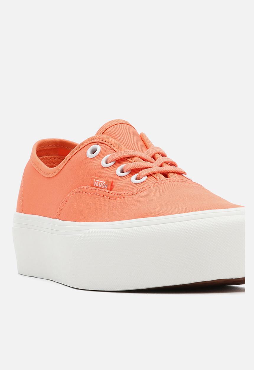 Vans - Ua authentic platform 2.0 - (twill) melon/blanc de blanc