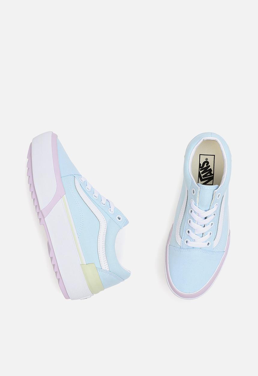 Vans - Ua old skool stacked - (pastel) multi/true white