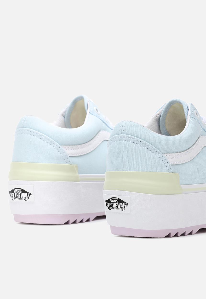 Vans - Ua old skool stacked - (pastel) multi/true white