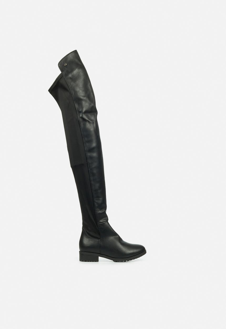 Miss Black - Krabi1 over the knee boot - black