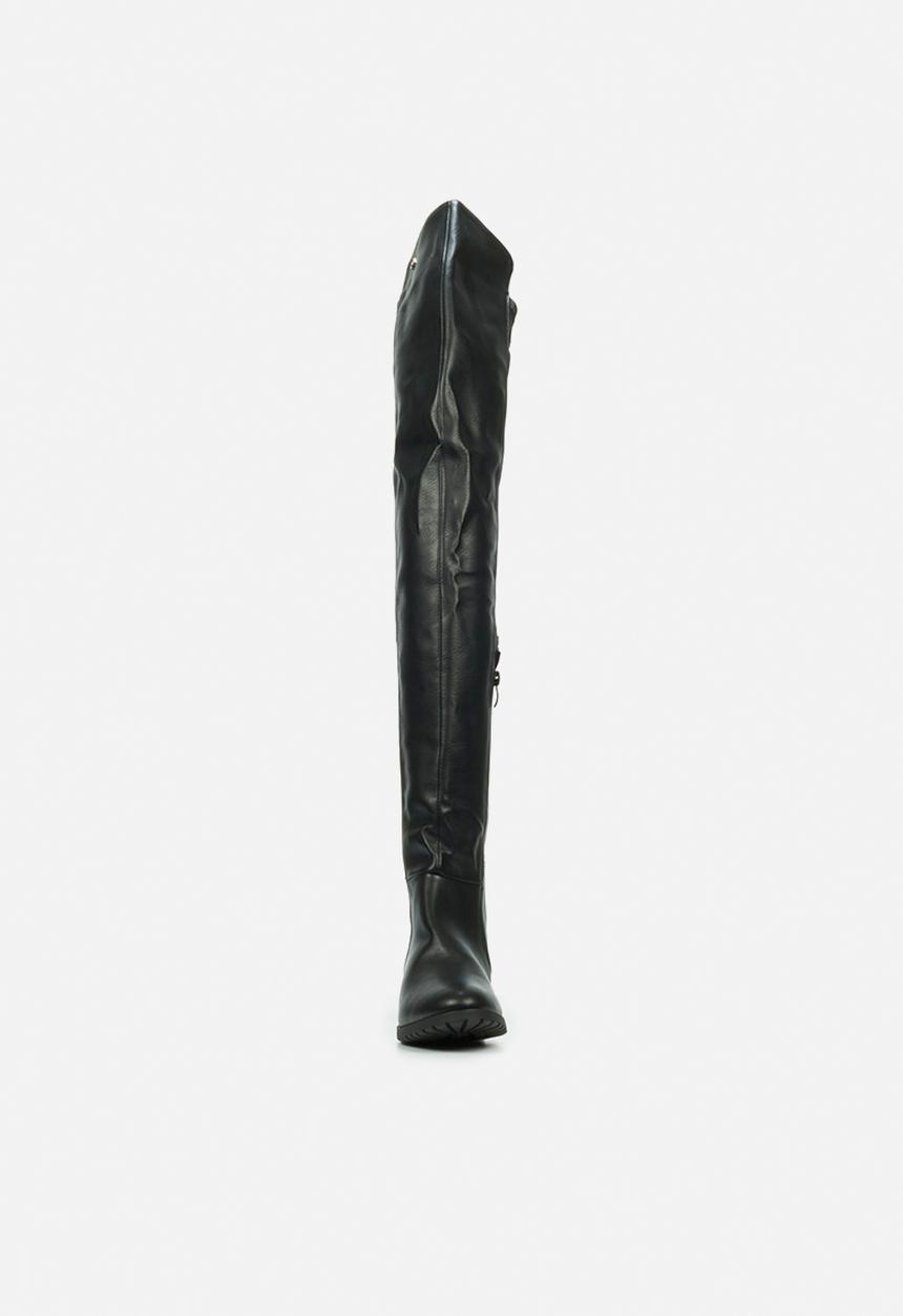 Miss Black - Krabi1 over the knee boot - black