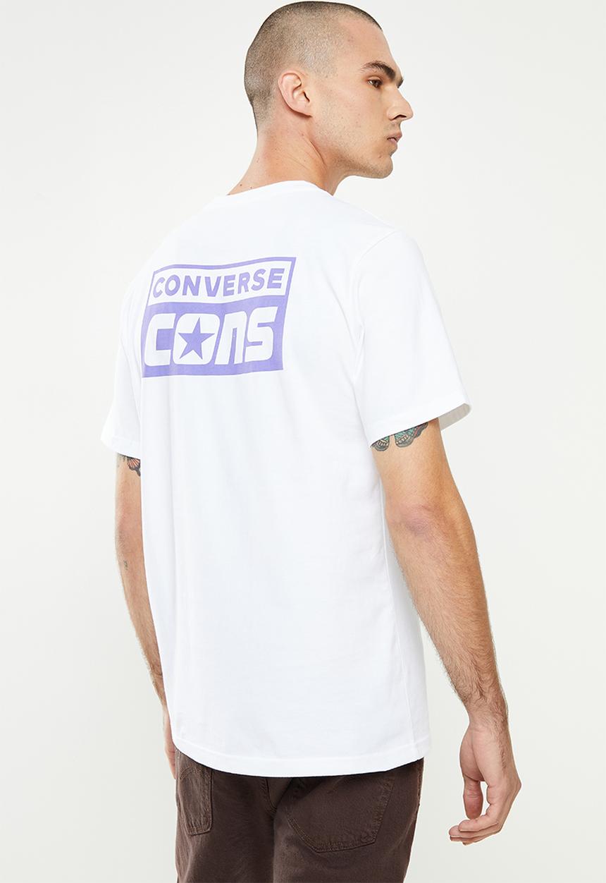 Converse - Converse cons graphic tee - white