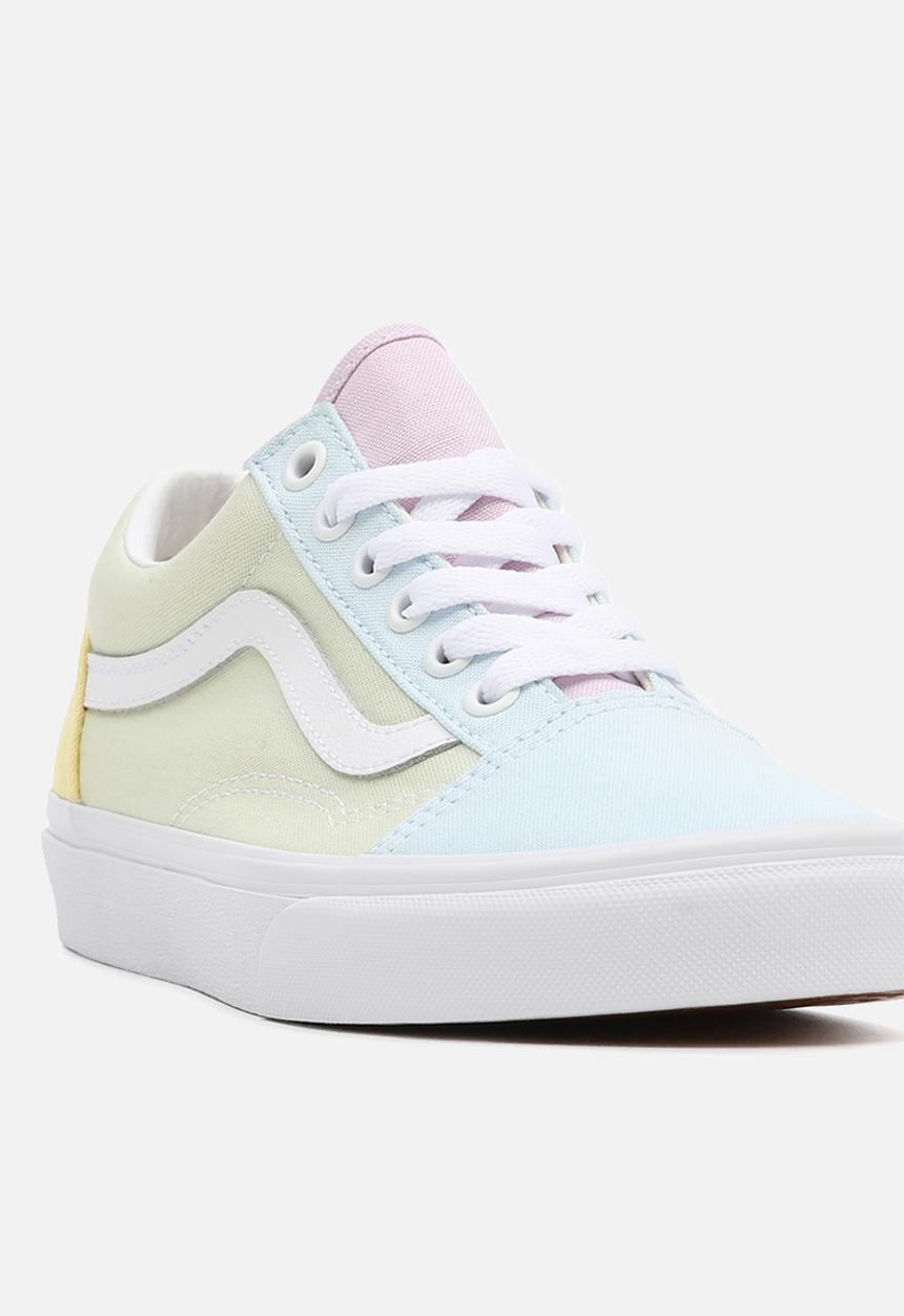 Vans - Ua old skool - (pastel block) multi/true white