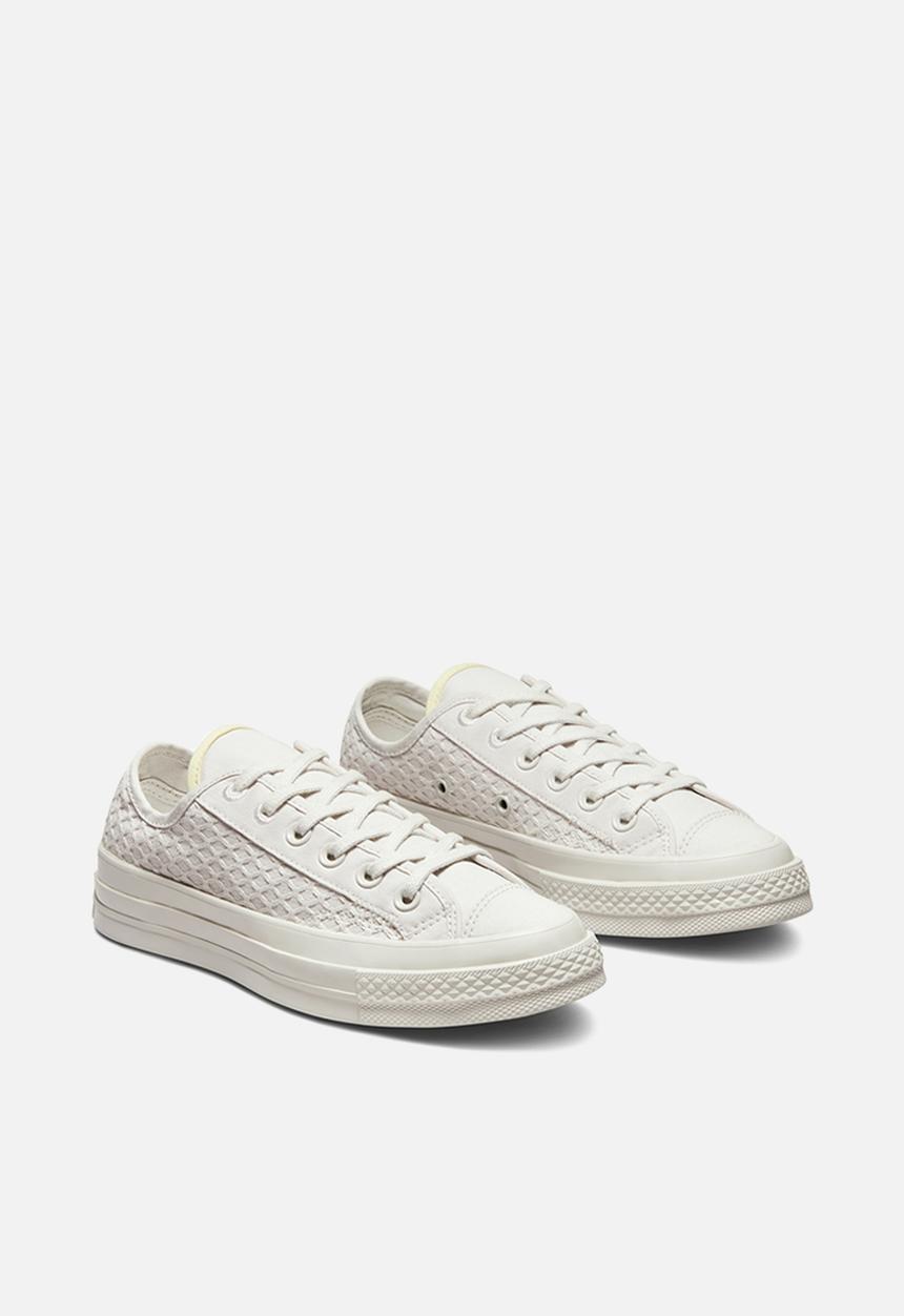 Converse - Chuck 70 summer jacquard ox - pale putty/lemon drop/pale putty 