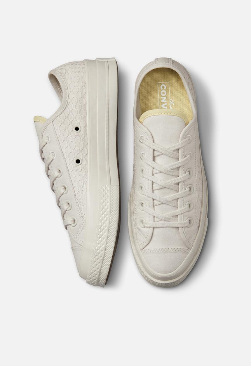 Converse - Chuck 70 summer jacquard ox - pale putty/lemon drop/pale putty 