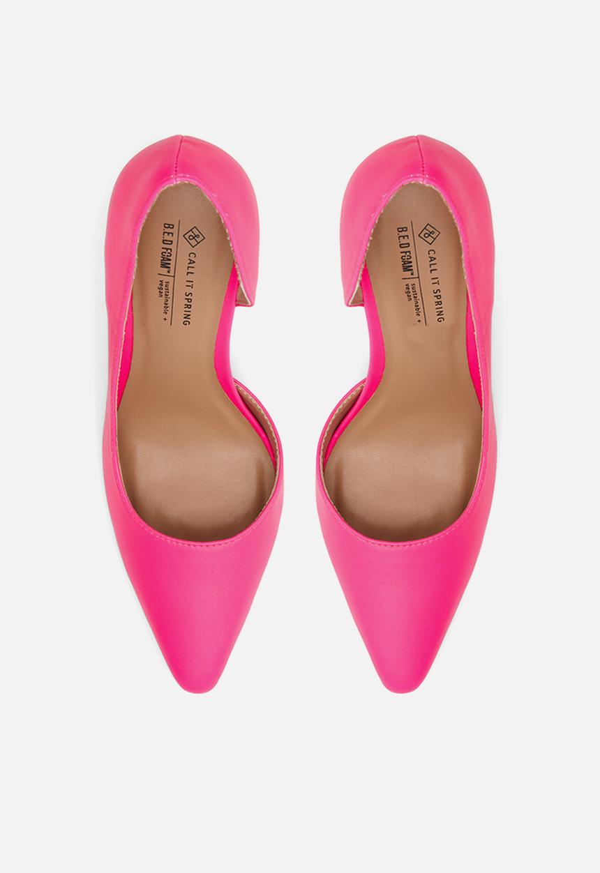 Call It Spring - Byvia heel - bright pink