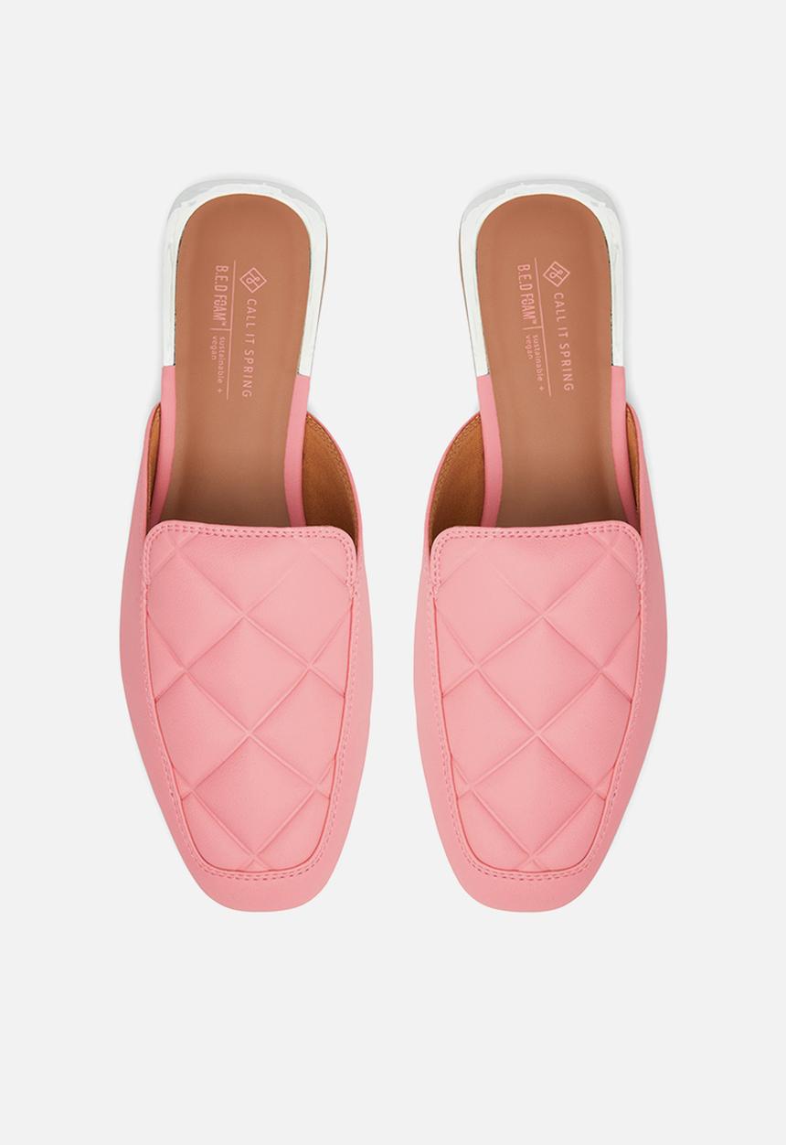 Call It Spring - Dollie mule - bright pink