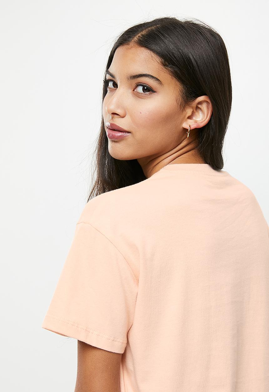 Roxy - Red sunset keyline 3 tee - rosette pink