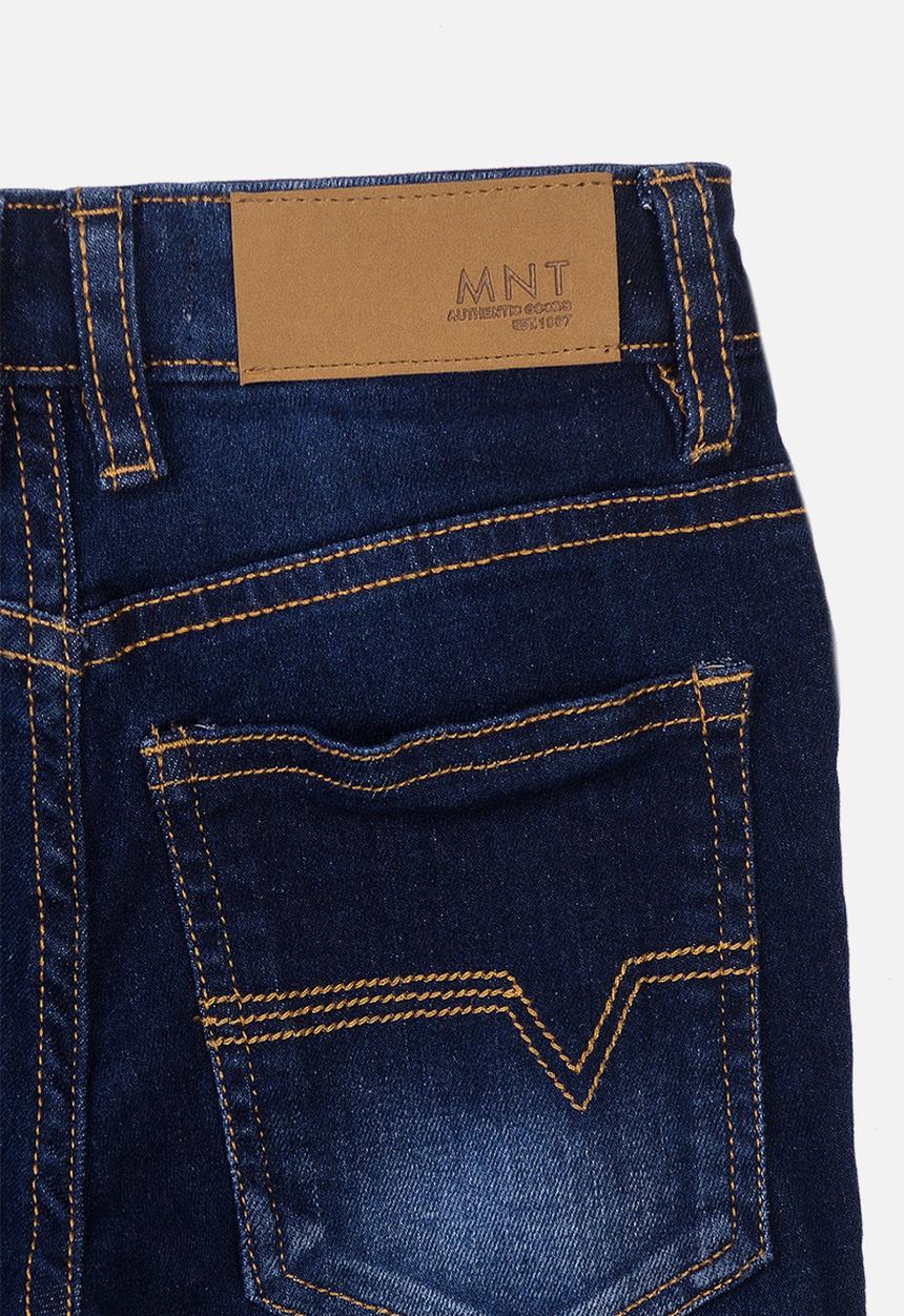 MINOTI - Denim jean with fraying detail - blue 