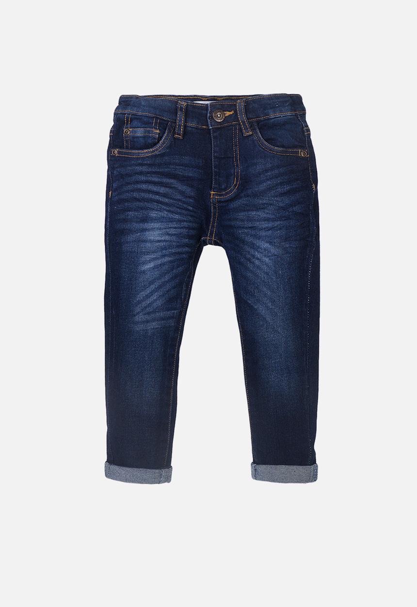 MINOTI - Denim jean with fraying detail - blue 