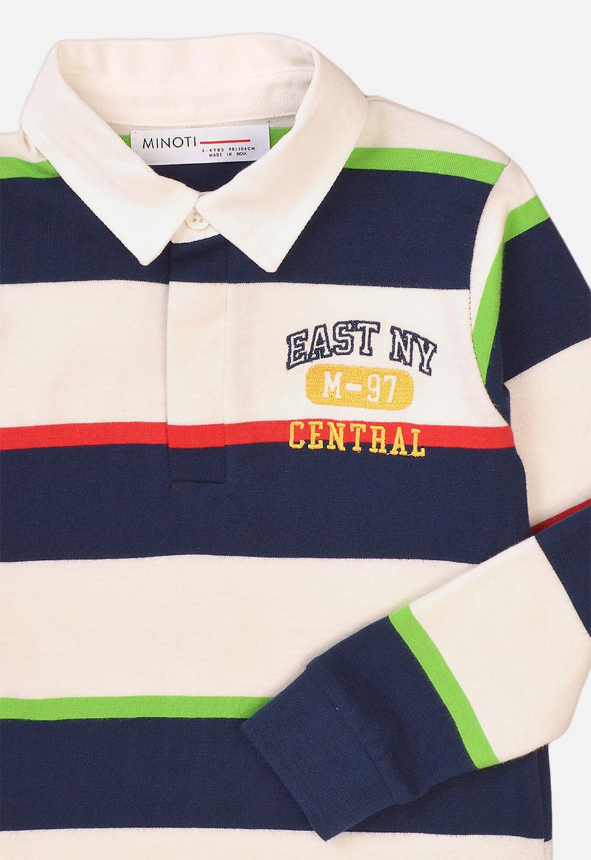 MINOTI - Striped rugby shirt - multi