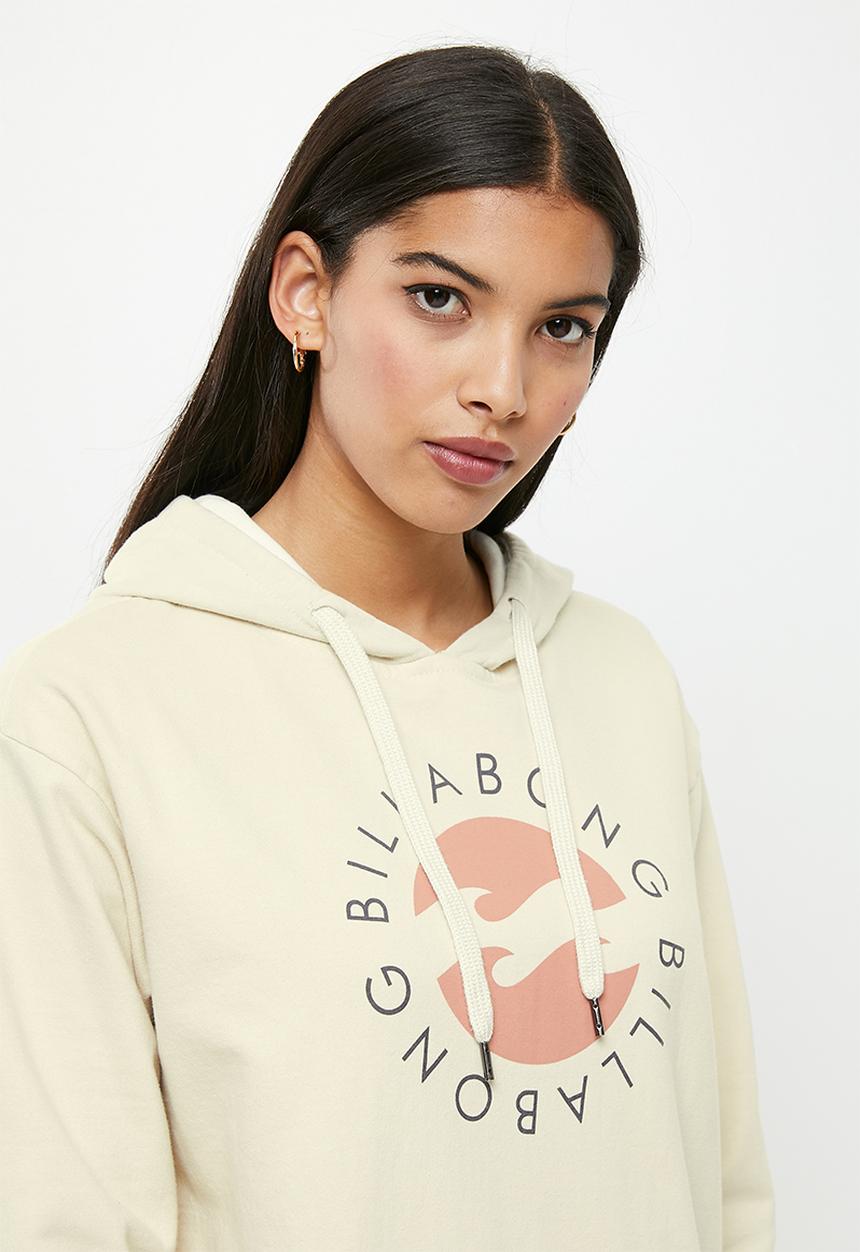 Billabong  - Faded in the sun pullover hoodie - antique white