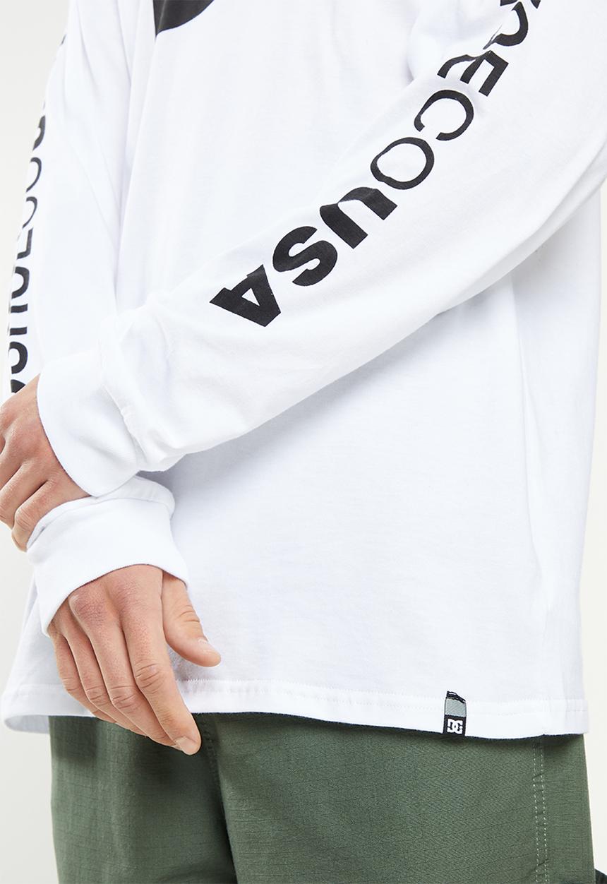 DC - Dc star long sleeve - white