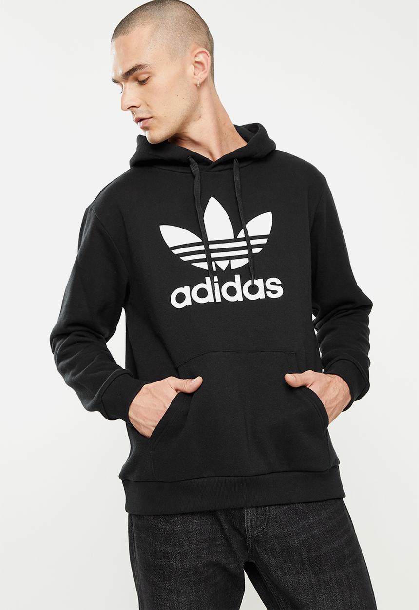 adidas Originals - originals trefoil hoodie - black