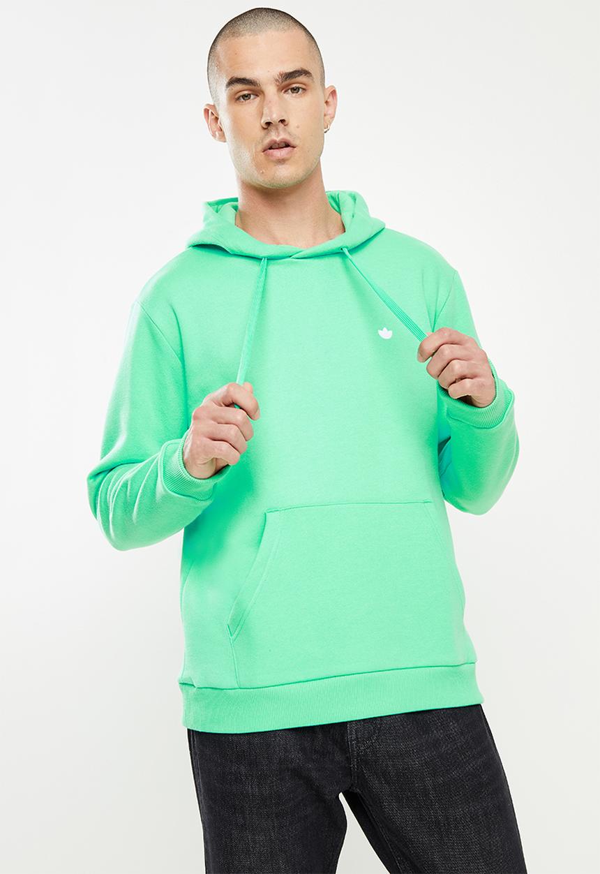 adidas Originals - originals essential trefoil hoodie sweatshirt - green