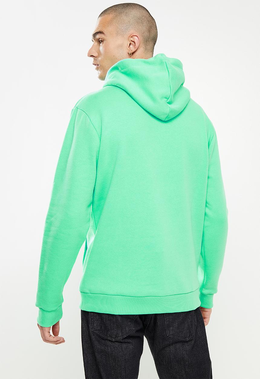 adidas Originals - originals essential trefoil hoodie sweatshirt - green