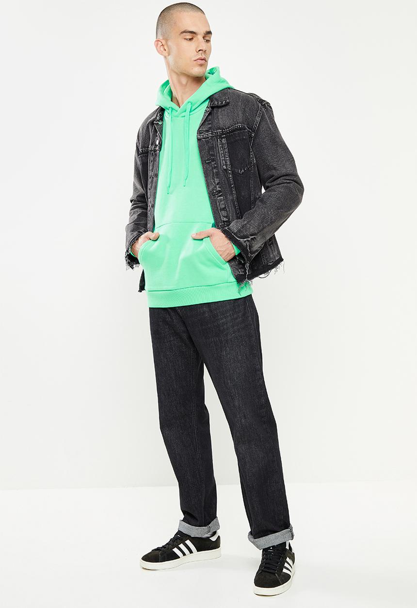 adidas Originals - originals essential trefoil hoodie sweatshirt - green
