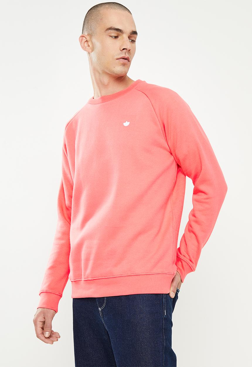 adidas Originals - originals essential trefoil crew sweat top - semi turbo