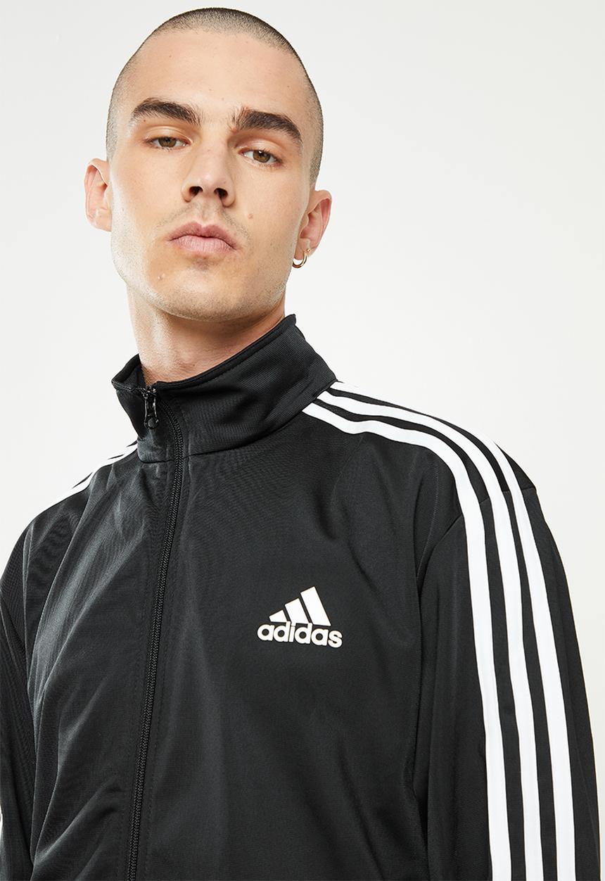 adidas Performance - 3-Stripes Tricot Track Top -  Black