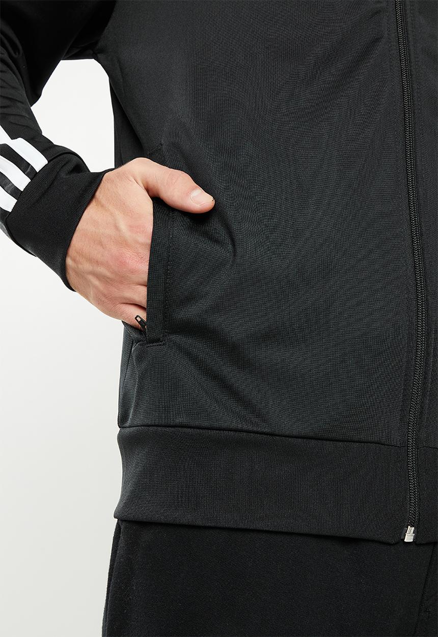 adidas Performance - 3-Stripes Tricot Track Top -  Black