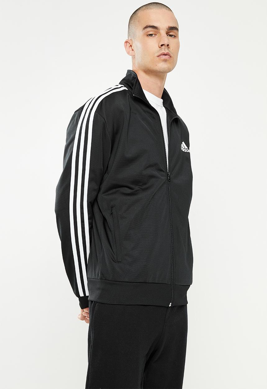 adidas Performance - 3-Stripes Tricot Track Top -  Black