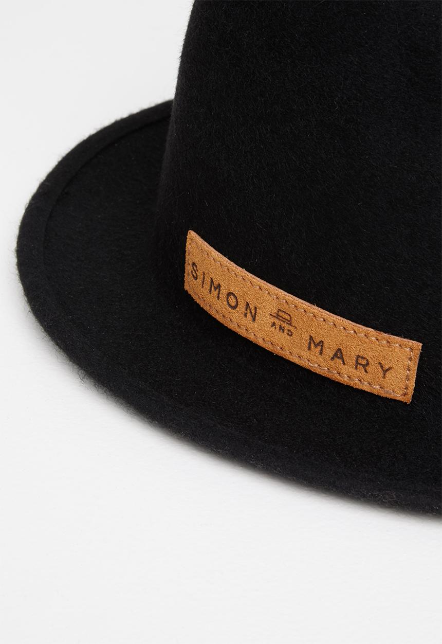 Simon and Mary - Bowler raw - black