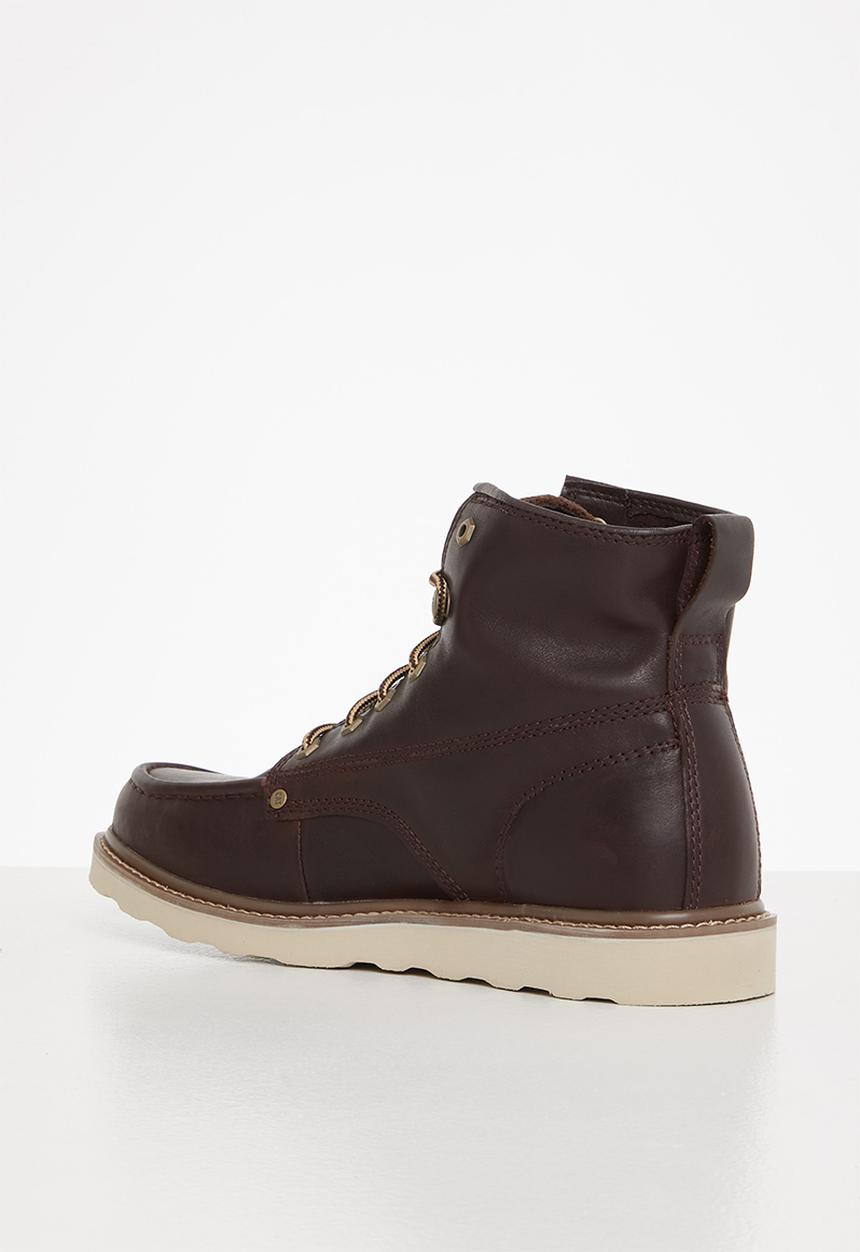 Cat Footwear - Glenrock mid boot - deep mahogany