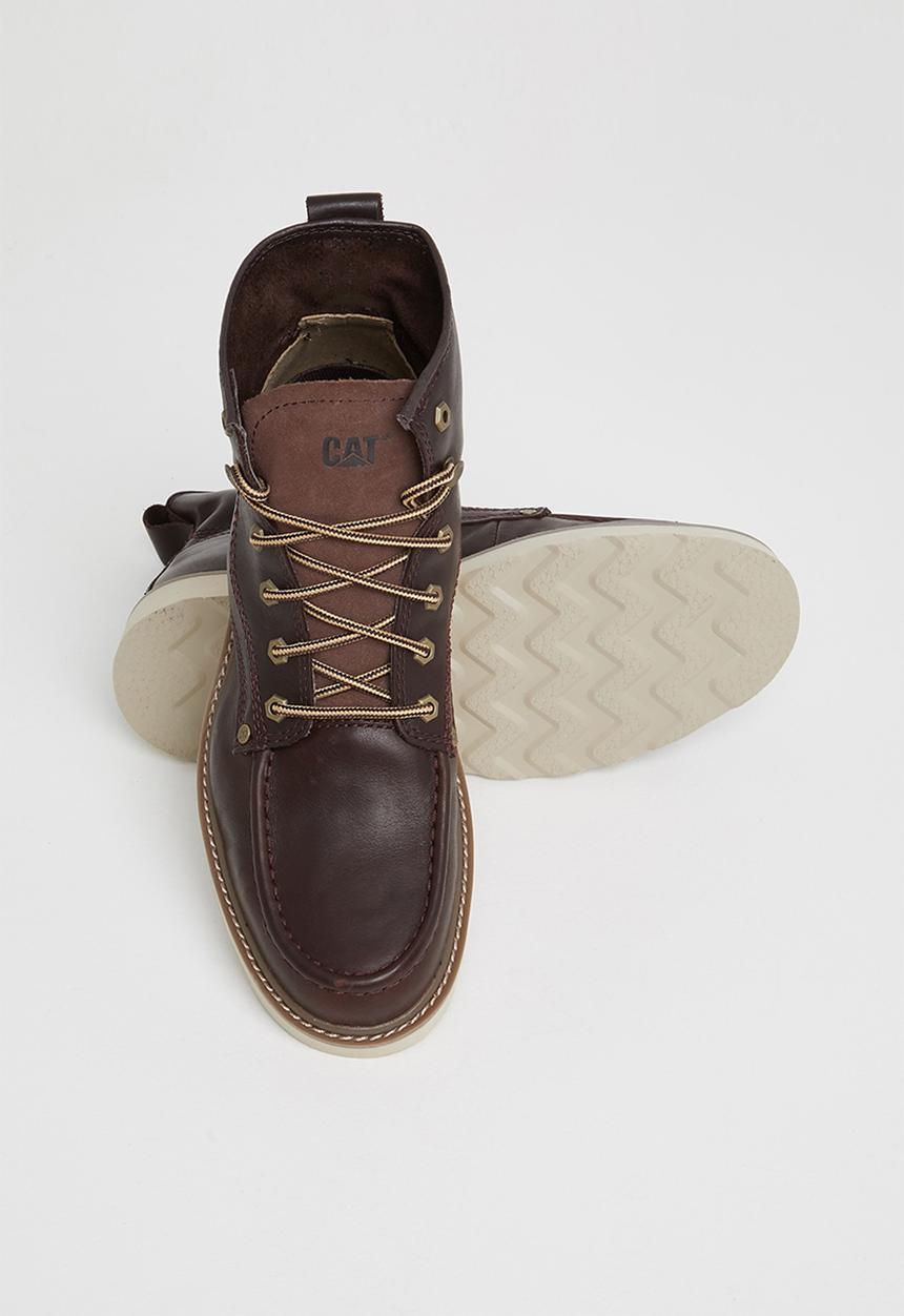 Cat Footwear - Glenrock mid boot - deep mahogany