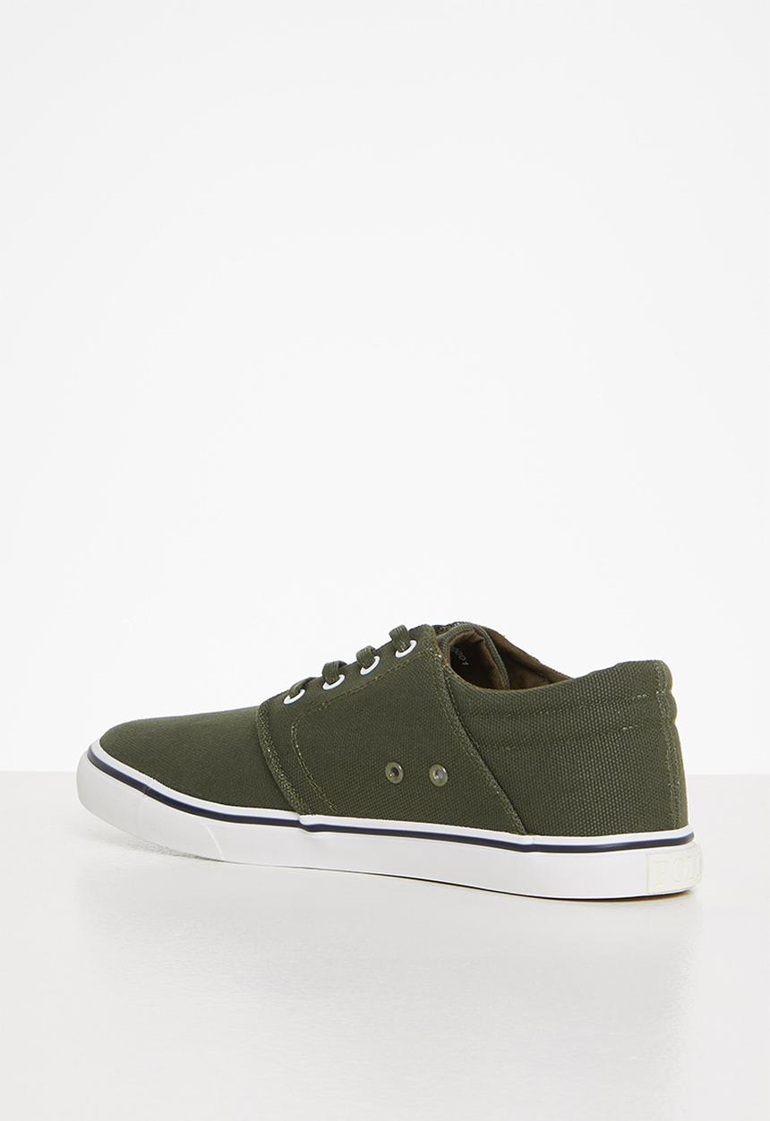 POLO - Classic canvas sneaker - olive