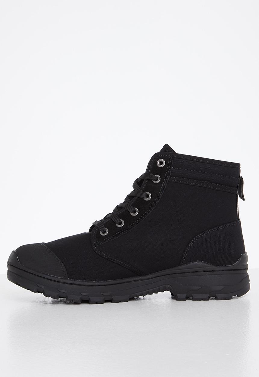 JEEP - Fabric mid ankle boot - black